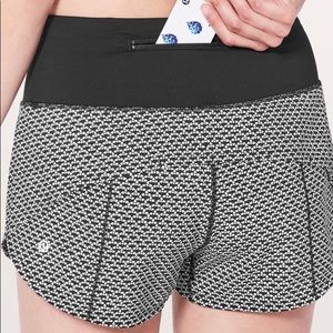 Lululemon high rise 2.5 speed short